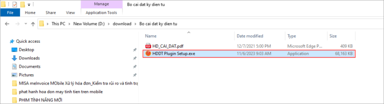 Mở bộ cài đặt Plugin hỗ trợ
